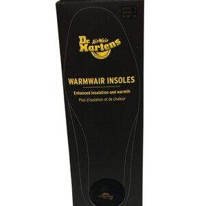 Dr Marten AirWair Faux Fur Black Warmwair Insoles Size 6